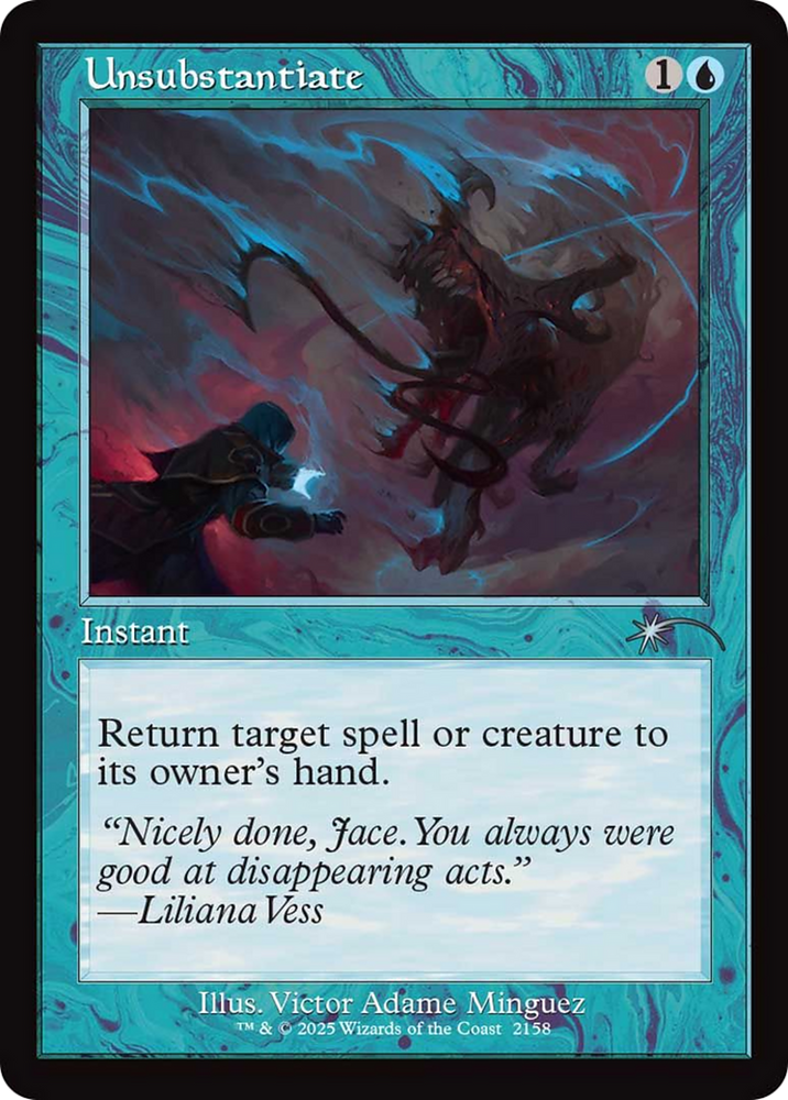Unsubstantiate (Retro Frame) [Secret Lair Drop Series] Magic: The Gathering