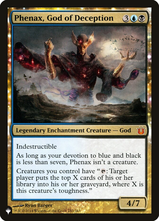 Phenax, God of Deception [The List] Magic: The Gathering