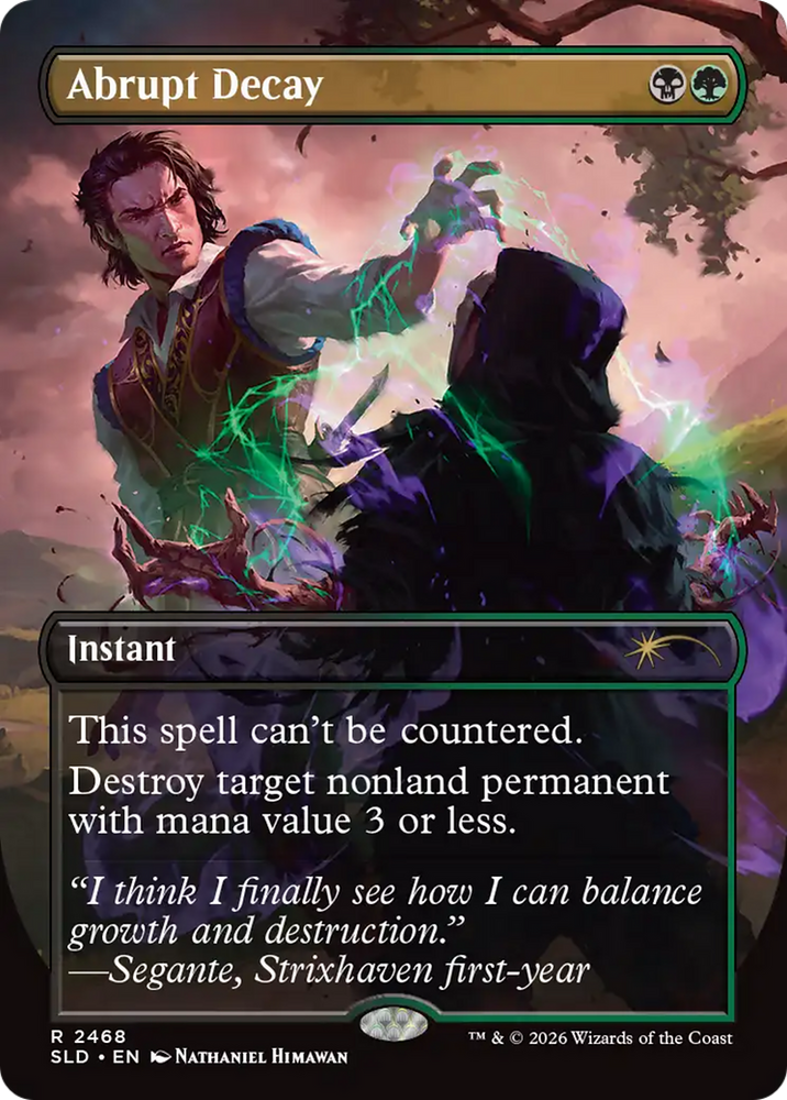 Abrupt Decay [Secret Lair Drop Series] Magic: The Gathering