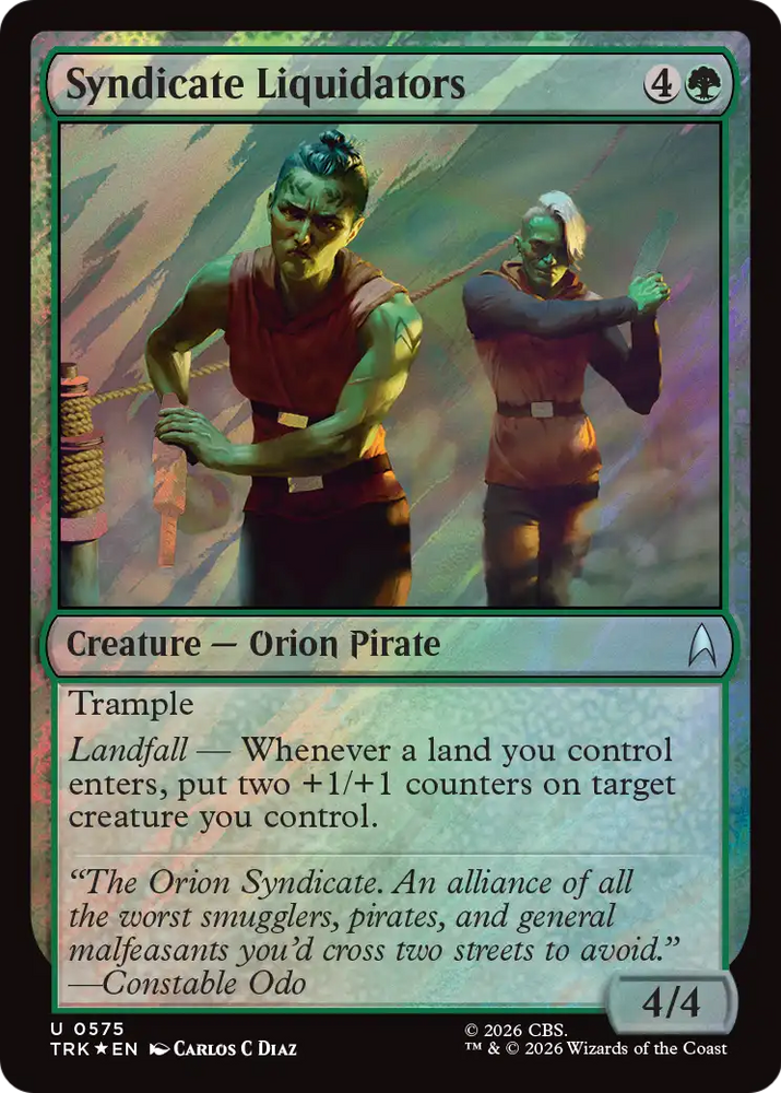 Syndicate Liquidators [Star Trek] Magic: The Gathering