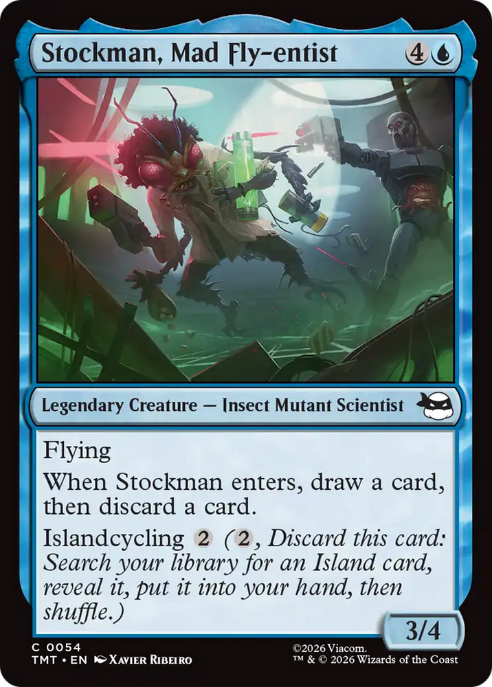 Stockman, Mad Fly-entist [Teenage Mutant Ninja Turtles] Magic: The Gathering