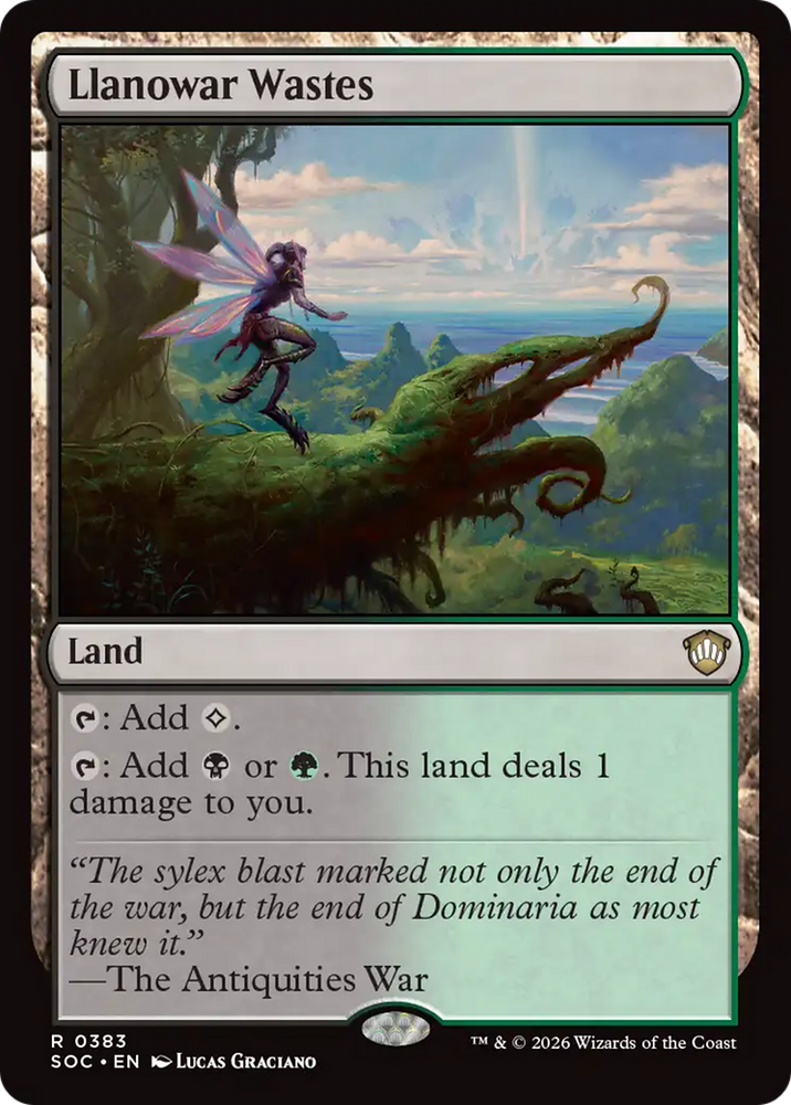 Llanowar Wastes [Secrets of Strixhaven Commander] Magic: The Gathering