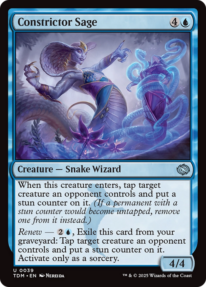 Constrictor Sage [Tarkir: Dragonstorm] Magic: The Gathering