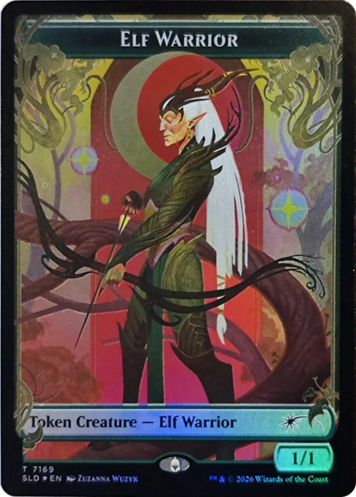 Elf Warrior Token (7169) [Secret Lair Drop Series] Magic: The Gathering
