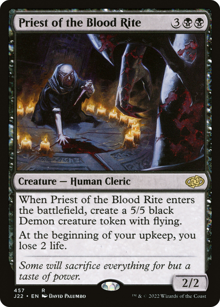 Priest of the Blood Rite [Jumpstart 2022] Magic: The Gathering