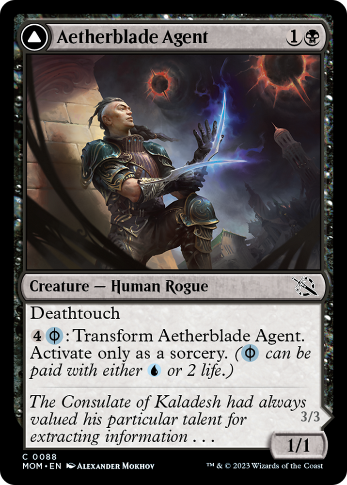 Aetherblade Agent // Gitaxian Mindstinger [March of the Machine] Magic: The Gathering