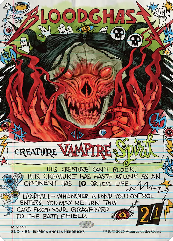 Bloodghast (2351) [Secret Lair Drop Series] Magic: The Gathering