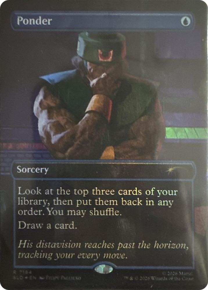 Ponder (7184) [Secret Lair Drop Series] Magic: The Gathering