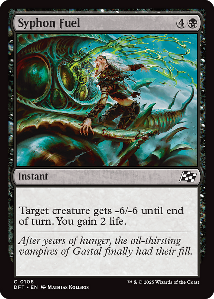 Syphon Fuel [Aetherdrift] Magic: The Gathering