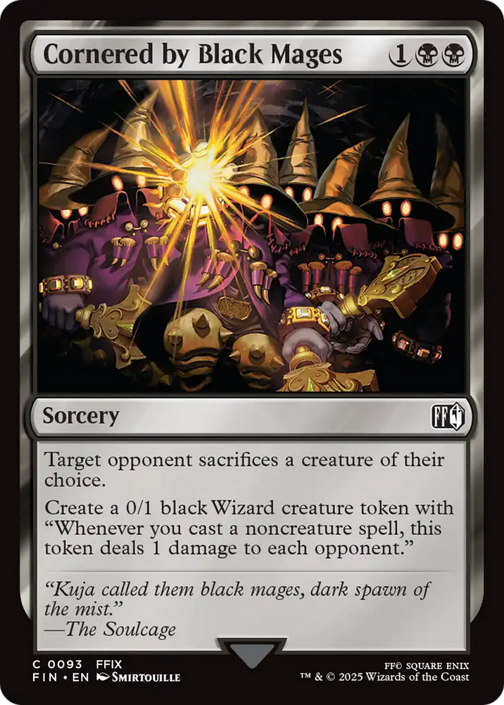 Cornered by Black Mages [FINAL FANTASY] Magic: The Gathering