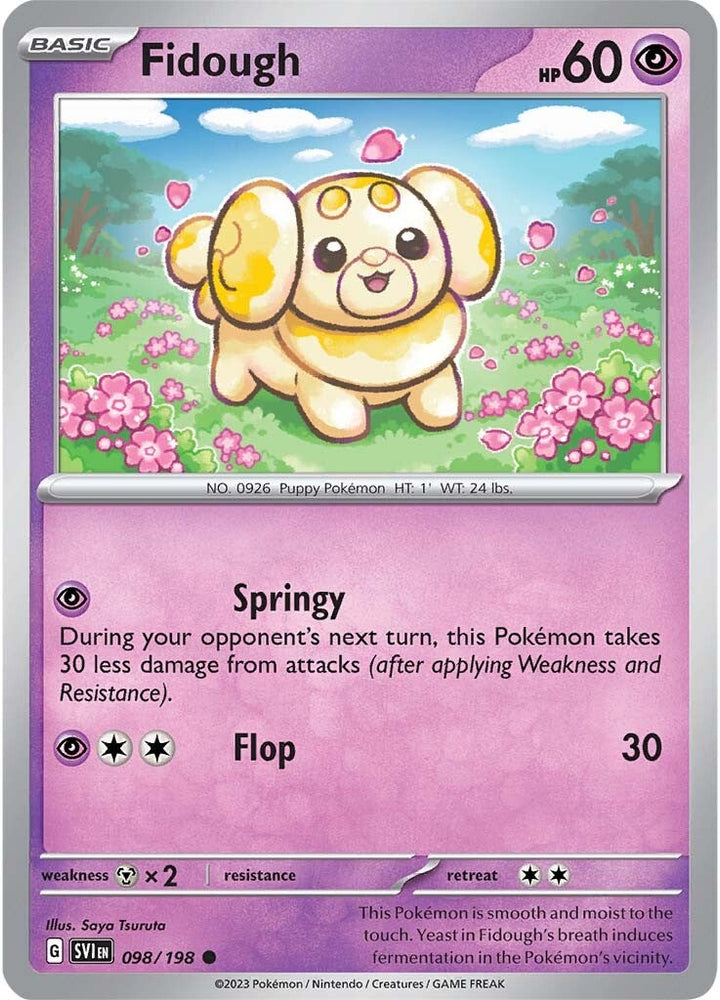 Fidough (098/198) [Scarlet & Violet: Base Set] Pokémon