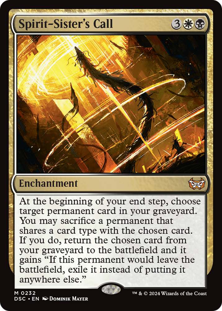 Spirit-Sister's Call [Duskmourn: House of Horror Commander] Magic: The Gathering