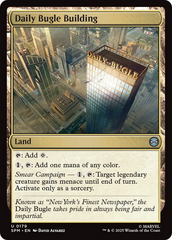 Daily Bugle Building [Marvel's Spider-Man] Magic: The Gathering