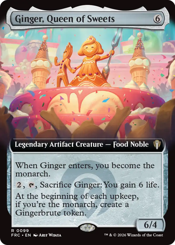 Ginger, Queen of Sweets (Extended Art) [Reality Fracture Commander] Magic: The Gathering