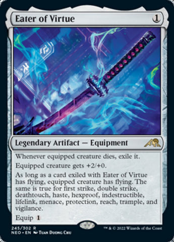 Eater of Virtue [Kamigawa: Neon Dynasty] Magic: The Gathering