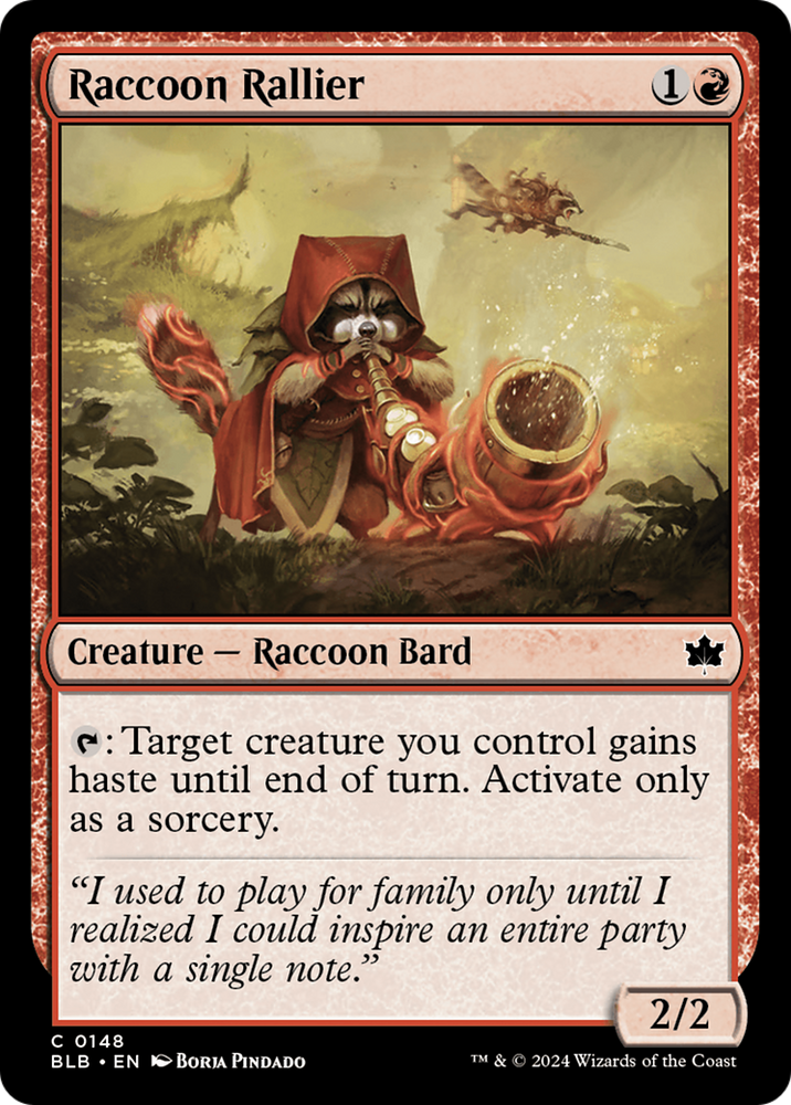 Raccoon Rallier [Bloomburrow] Magic: The Gathering