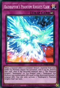Raidraptor's Phantom Knights Claw [PHRA-EN069] Super Rare Yu-Gi-Oh!