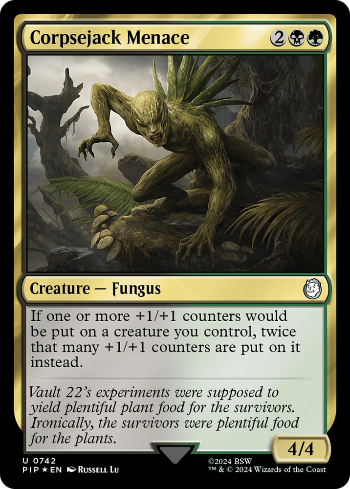 Corpsejack Menace (Surge Foil) [Fallout] Magic: The Gathering
