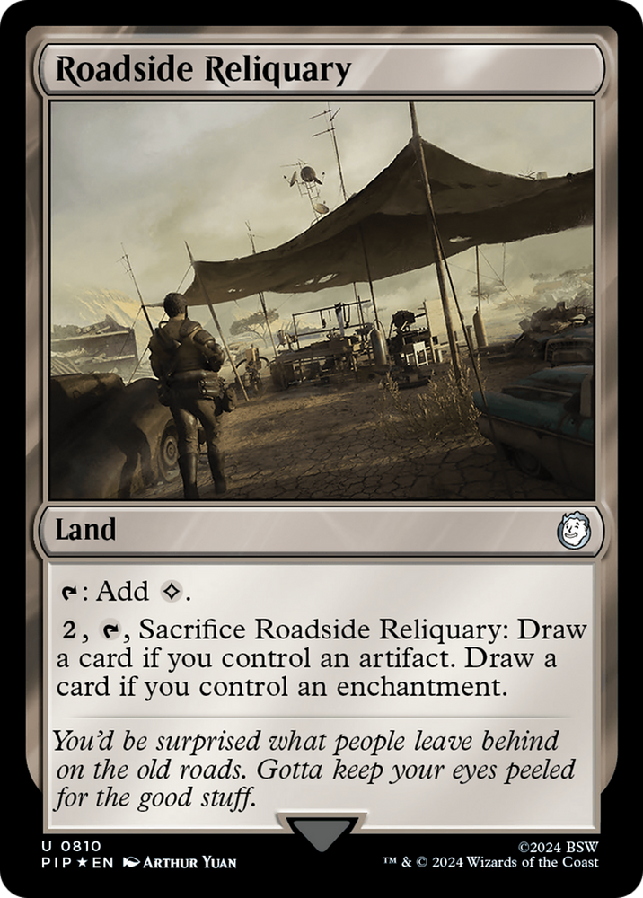 Roadside Reliquary (Surge Foil) [Fallout] Magic: The Gathering