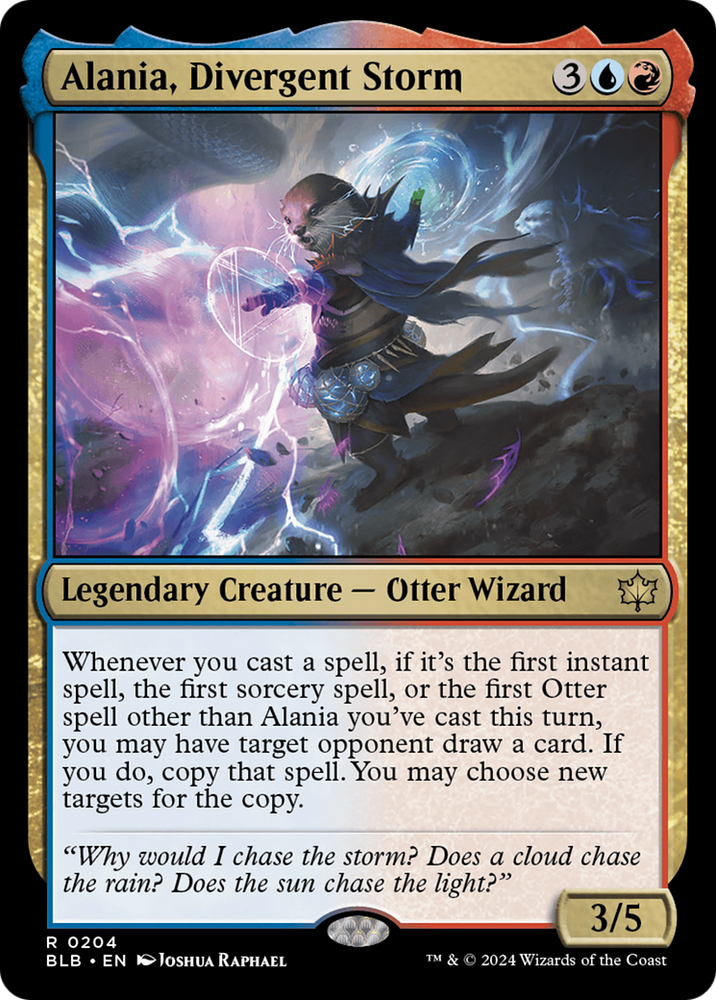 Alania, Divergent Storm [Bloomburrow] Magic: The Gathering