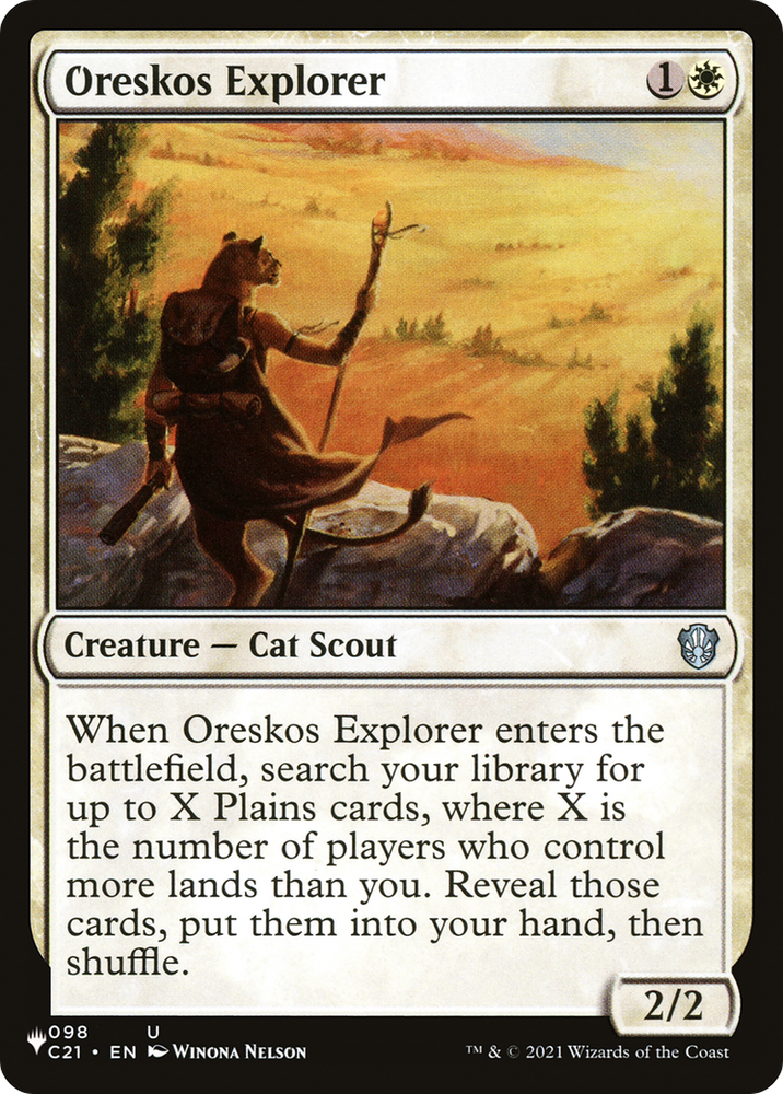 Oreskos Explorer [The List] Magic: The Gathering
