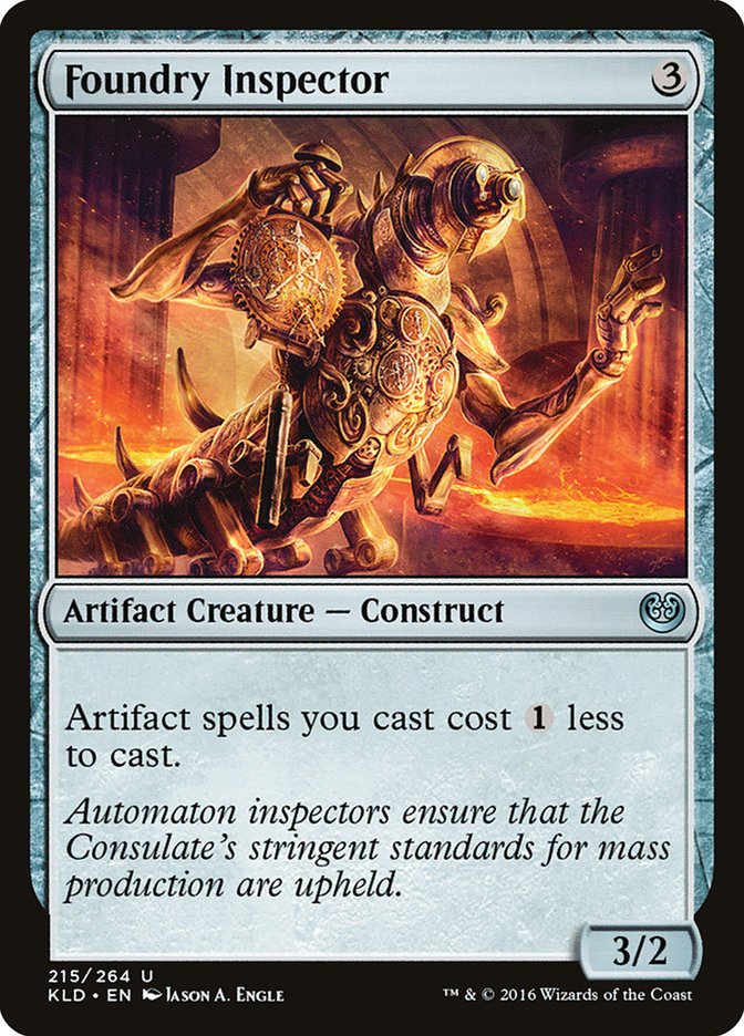 Foundry Inspector [Kaladesh] Magic: The Gathering