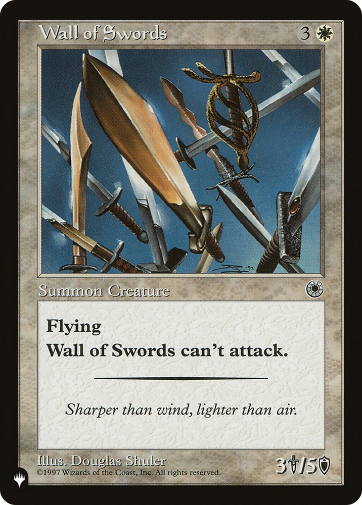 Wall of Swords [The List] Magic: The Gathering
