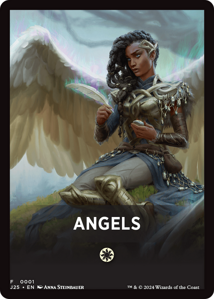 Angels Theme Card [Foundations Jumpstart Front Cards] Magic: The Gathering