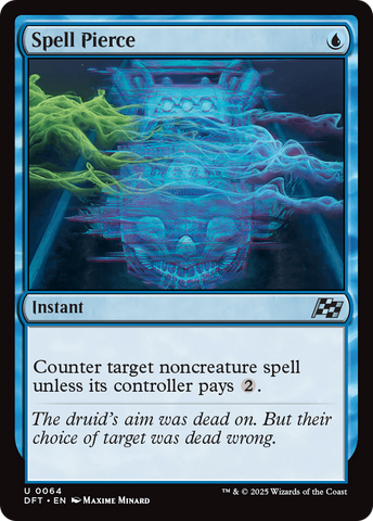 Spell Pierce [Aetherdrift] Magic: The Gathering