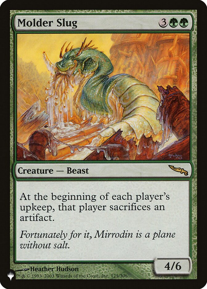 Molder Slug [The List] Magic: The Gathering