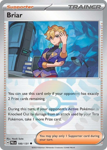 Briar (100/131) (Poke Ball Pattern) [Scarlet & Violet: Prismatic Evolutions] Pokémon