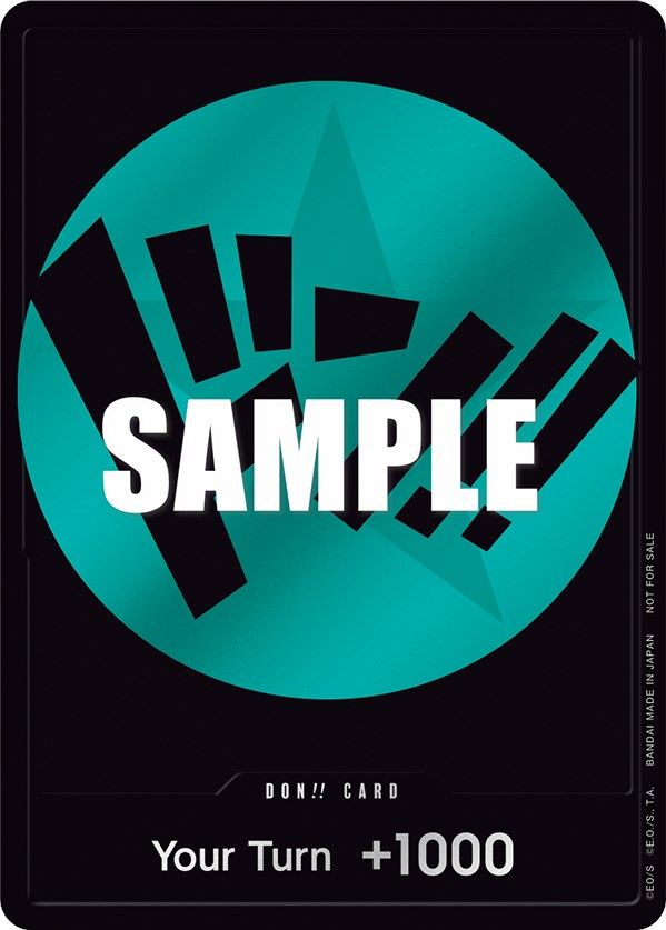 DON!! Card (Teal) [One Piece Promotion Cards] Bandai