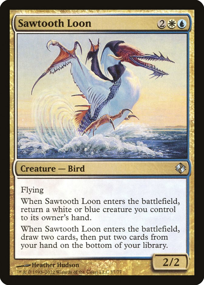 Sawtooth Loon [Duel Decks: Venser vs. Koth] Magic: The Gathering