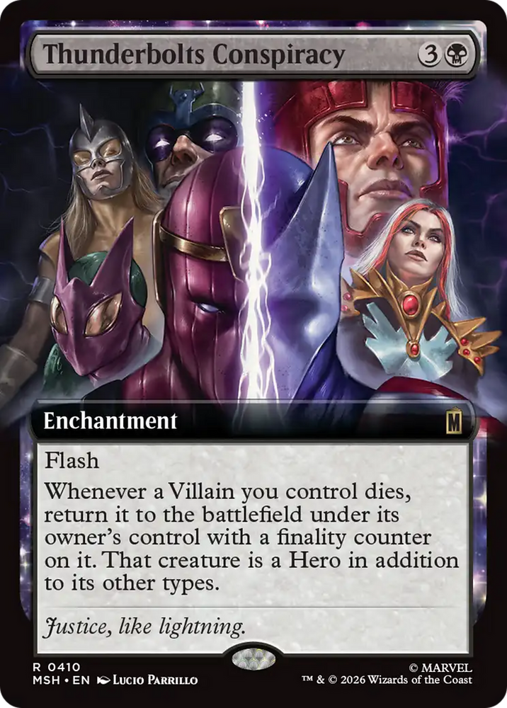 Thunderbolts Conspiracy (Extended Art) [Marvel Super Heroes] Magic: The Gathering