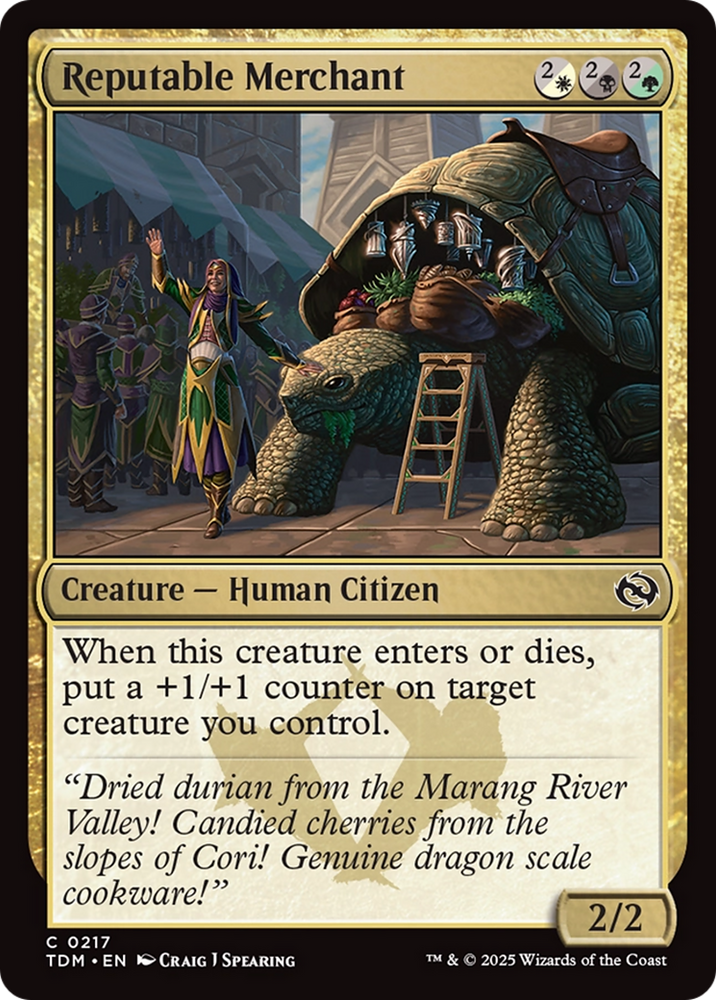 Reputable Merchant [Tarkir: Dragonstorm] Magic: The Gathering