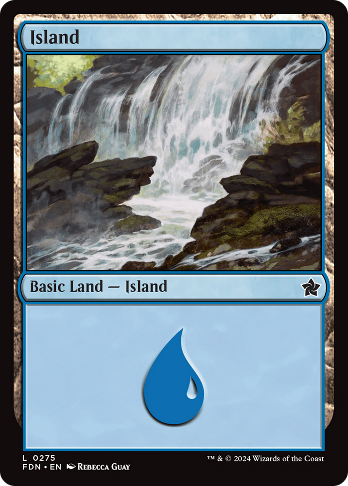 Island (0275) [Foundations] Magic: The Gathering