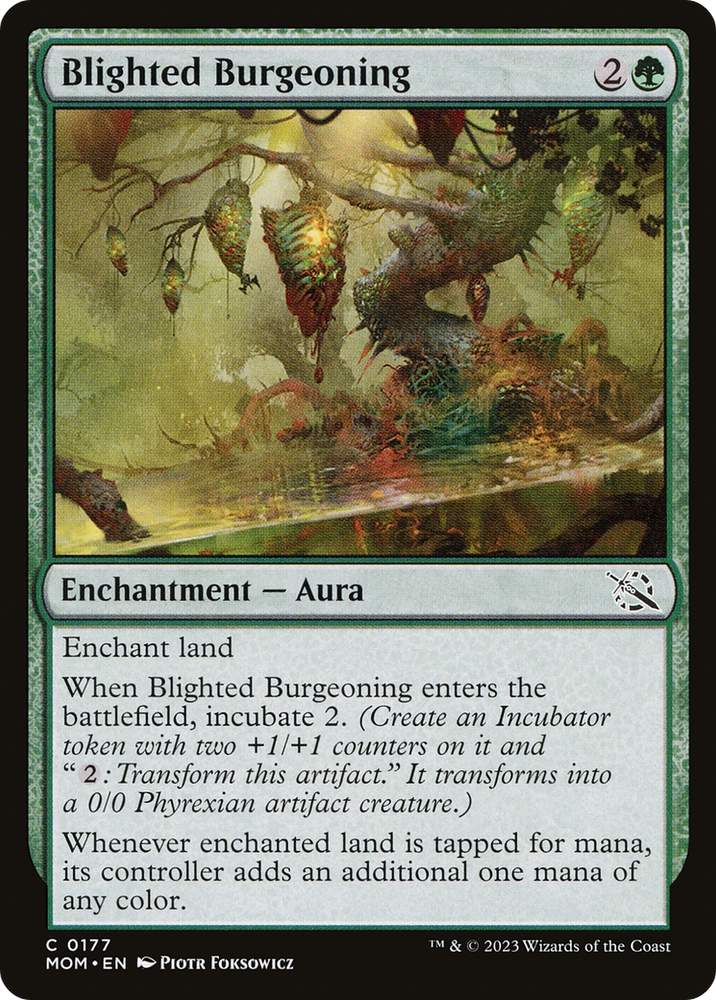 Blighted Burgeoning [March of the Machine] Magic: The Gathering