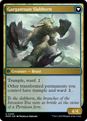 Invasion of Pyrulea // Gargantuan Slabhorn [March of the Machine] Magic: The Gathering