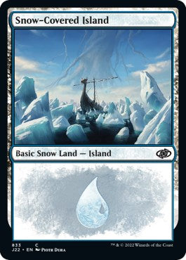 Snow-Covered Island [Jumpstart 2022] Magic: The Gathering