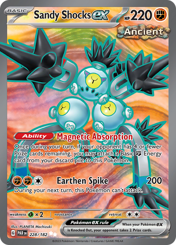 Sandy Shocks ex (228/182) [Scarlet & Violet: Paradox Rift] Pokémon