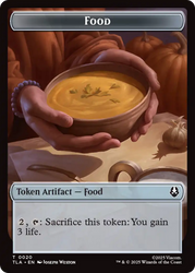 Food (0020) // Ally (0007) Double-Sided Token [Avatar: The Last Airbender Tokens] Magic: The Gathering