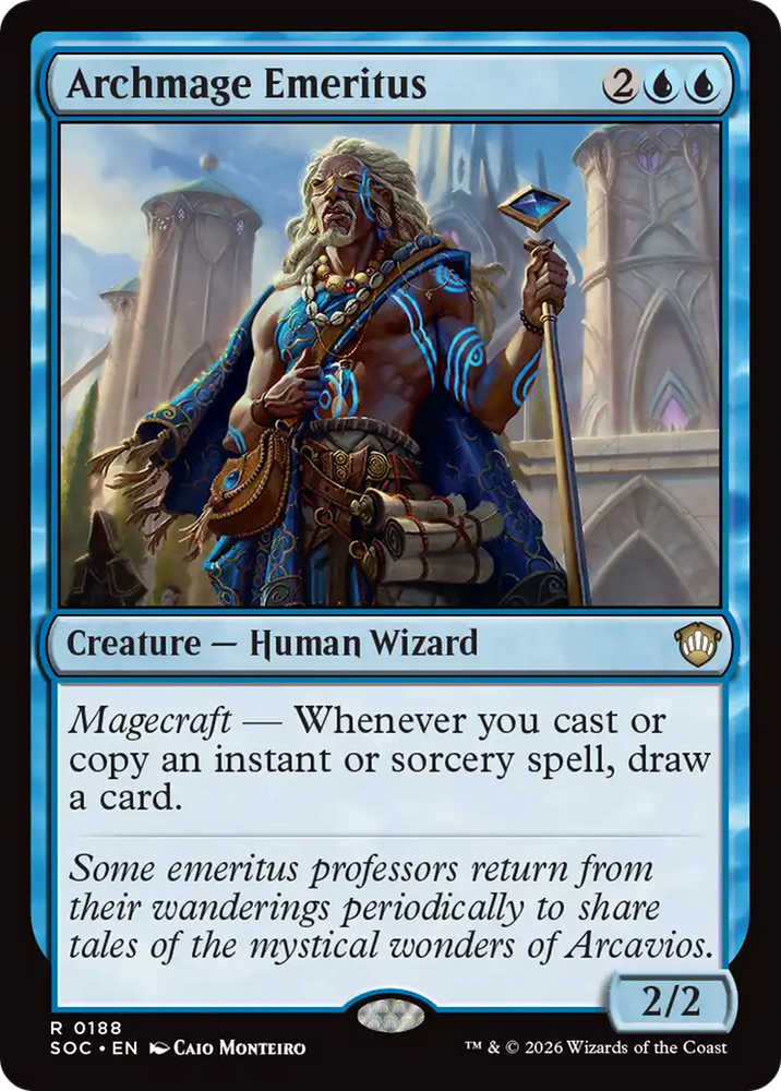 Archmage Emeritus [Secrets of Strixhaven Commander] Magic: The Gathering