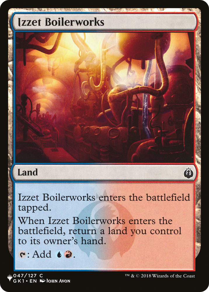 Izzet Boilerworks (GK1) [The List] Magic: The Gathering