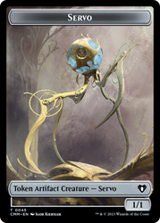Servo // Elf Druid Double-Sided Token [Commander Masters Tokens] Magic: The Gathering