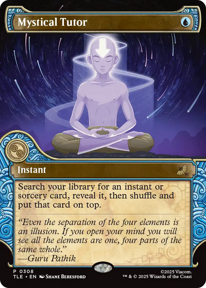 Mystical Tutor (Showcase) [Avatar: The Last Airbender: Eternal-Legal] Magic: The Gathering