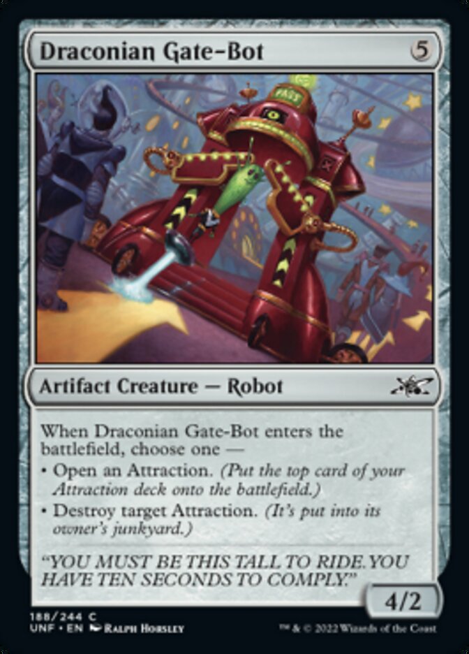 Draconian Gate-Bot [Unfinity] Magic: The Gathering