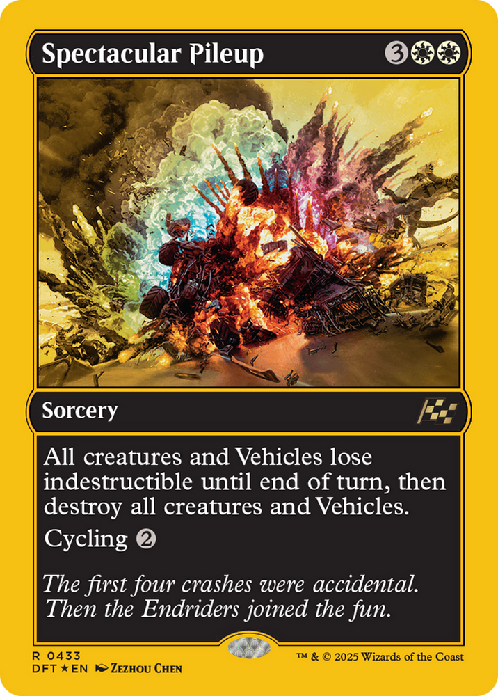 Spectacular Pileup (First-Place Foil) [Aetherdrift] Magic: The Gathering