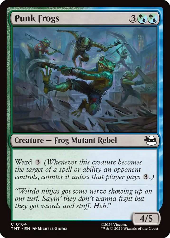Punk Frogs [Teenage Mutant Ninja Turtles] Magic: The Gathering
