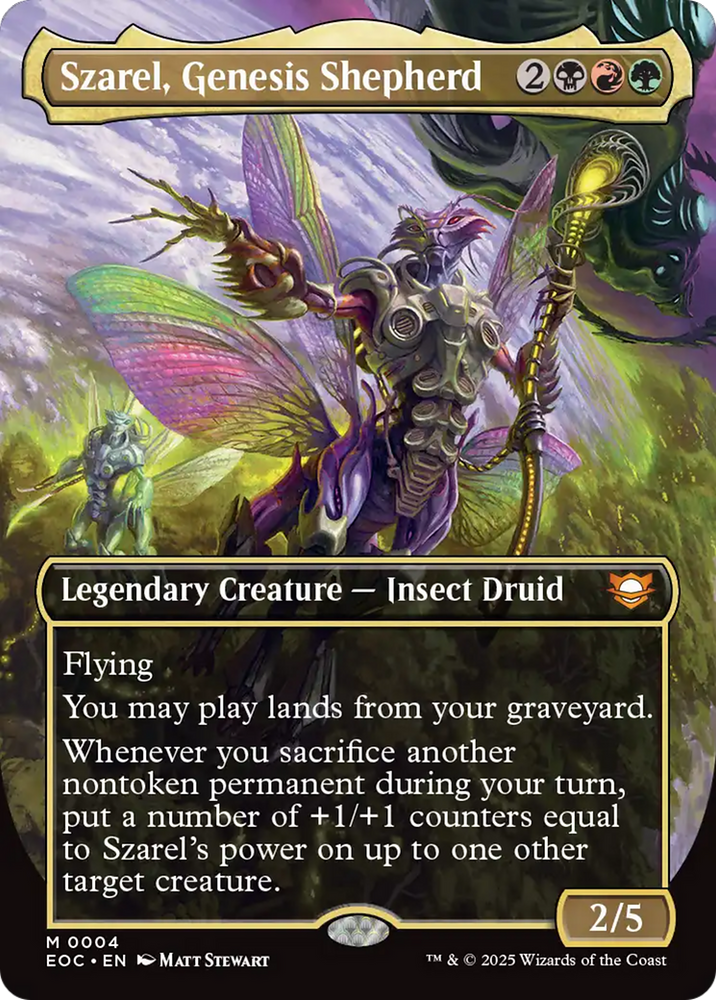 Szarel, Genesis Shepherd (Borderless) [Edge of Eternities Commander] Magic: The Gathering