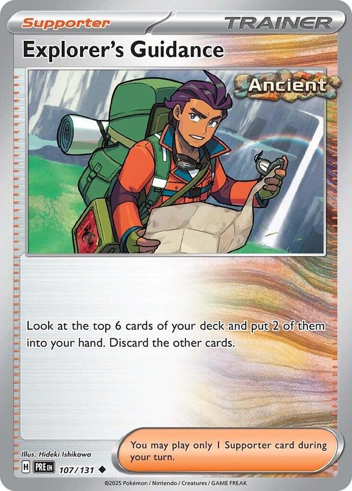 Explorer's Guidance (107/131) [Scarlet & Violet: Prismatic Evolutions] Pokémon